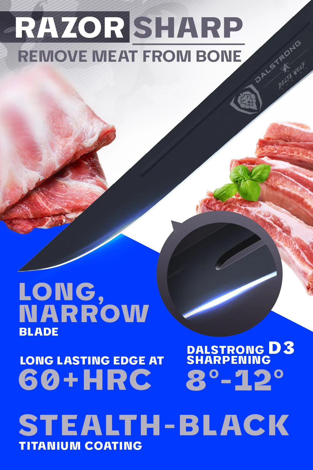 Boning Knife 6" | Delta Wolf Series | Dalstrong © - Image 2