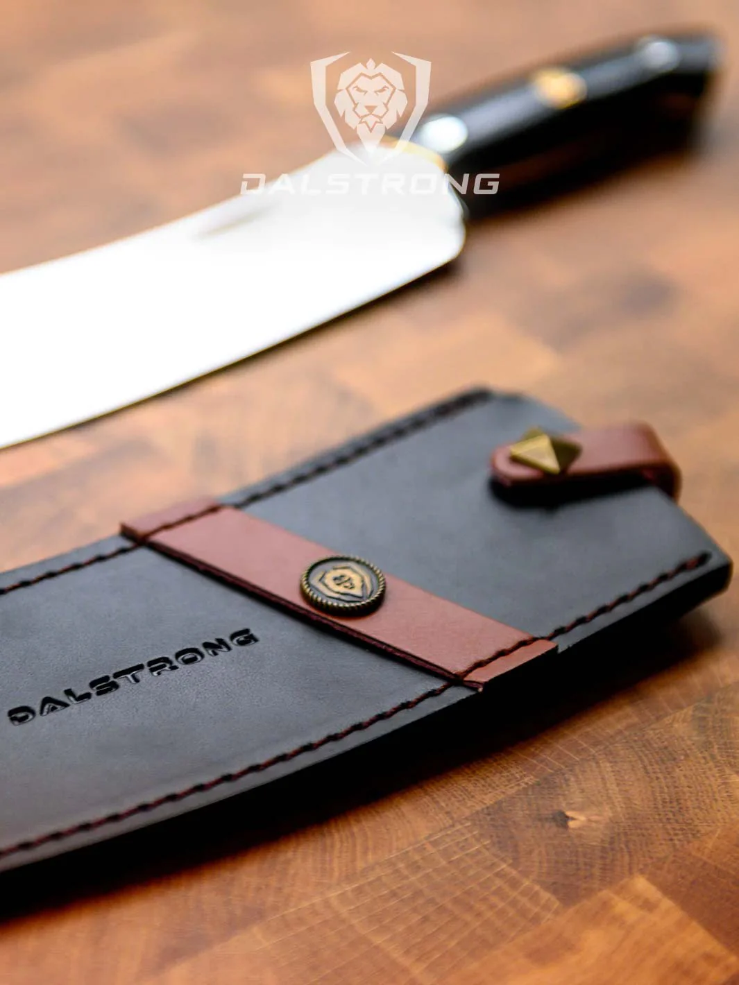 Chef & Cleaver Hybrid Knife 8" | The Crixus | Centurion Series | Dalstrong © - Image 9