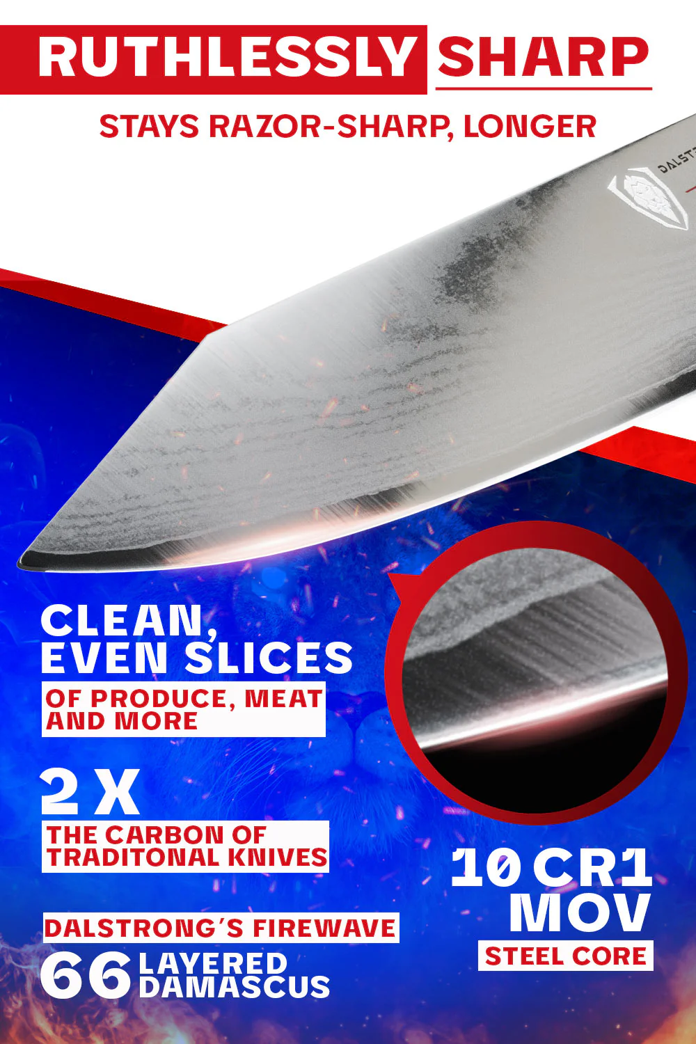 Chef's Knife 8" | Firestorm Alpha Series | Dalstrong © - Image 2