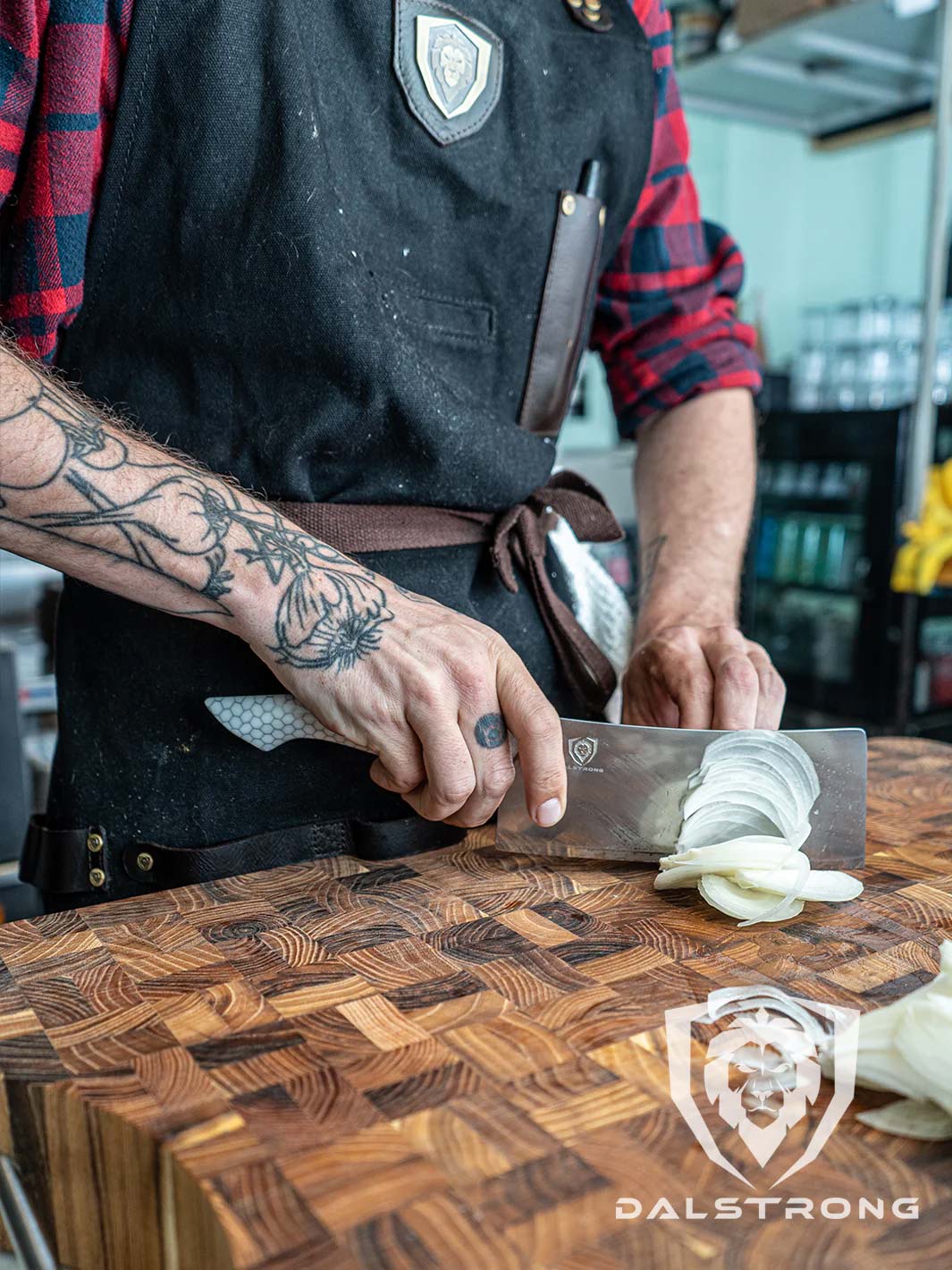 Cleaver Knife 7" | Frost Fire Series | NSF Certified | Dalstrong © - Image 7