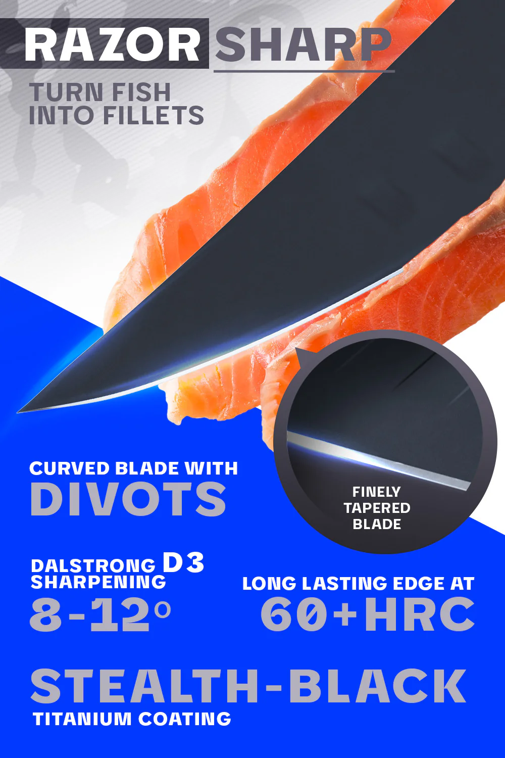 Curved Fillet Knife 6" | Delta Wolf Series | Dalstrong © - Image 2