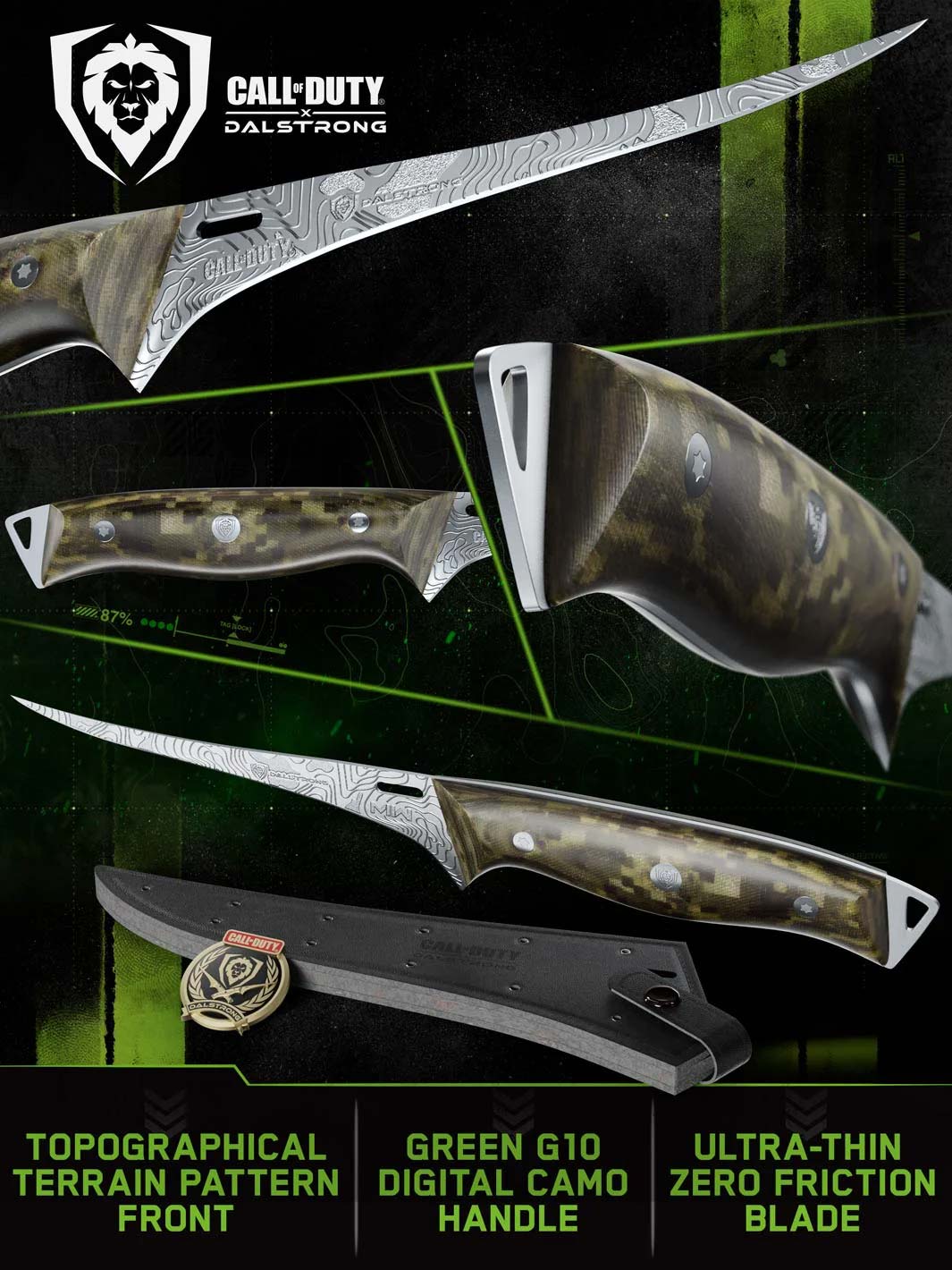 Fillet Knife 6" | Call of Duty © Edition | EXCLUSIVE COLLECTOR KNIFE | Dalstrong © - Image 2