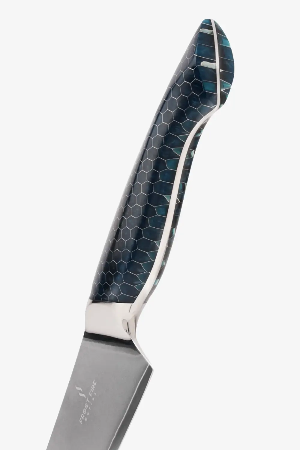 Chef's Knife 8" | Frost Fire Series |  Dark Ice Edition | NSF Certified | Dalstrong © - Image 5