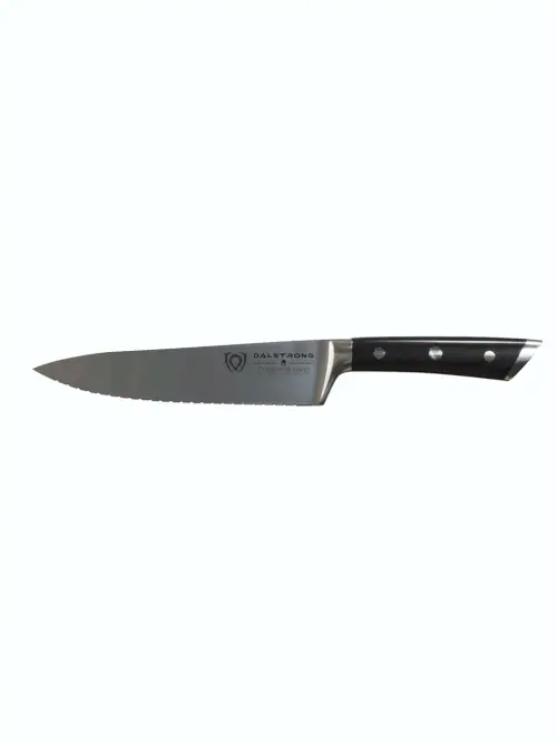 Serrated Chef Knife 7.5" | Gladiator Series | NSF Certified | Dalstrong © - Image 2