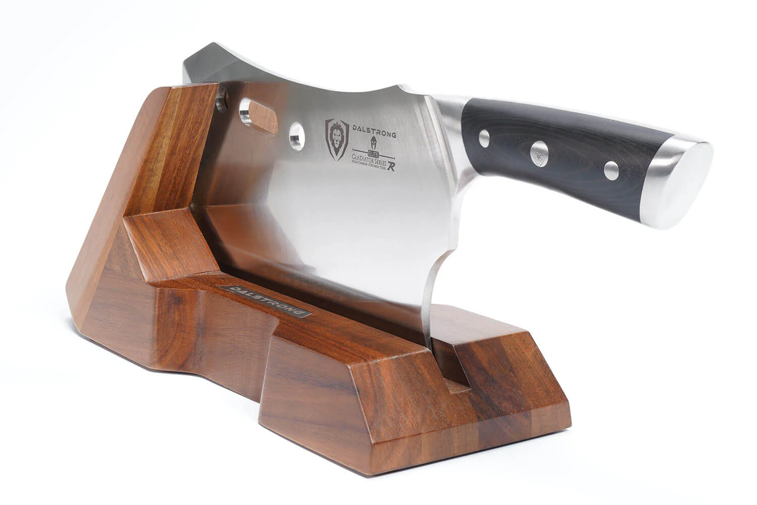 Meat Prep Bundle | 9" Obliterator Meat Cleaver with Stand + 8" Chef & Cleaver Hybrid Crixus Knife - Image 5