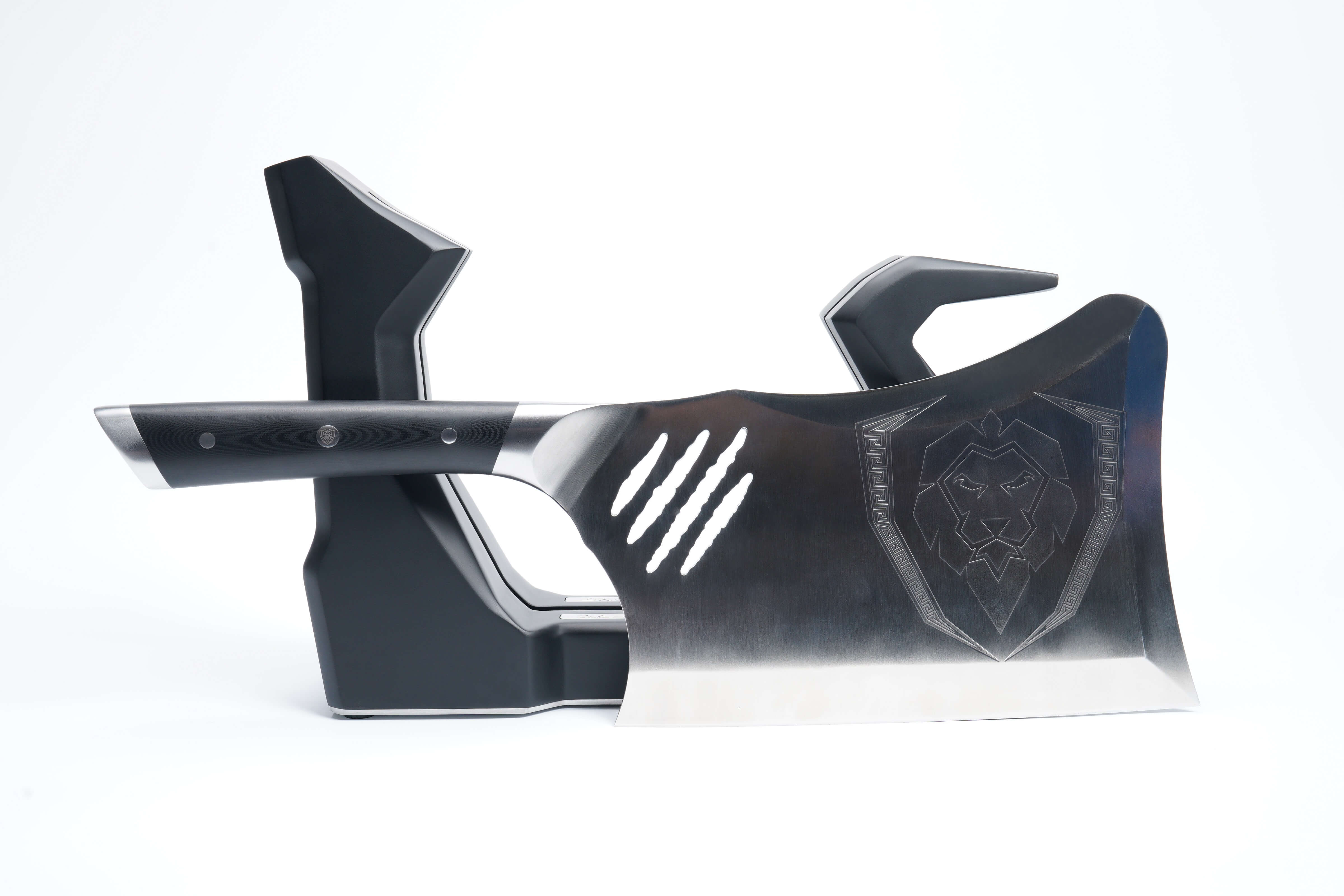 Obliterator XL Cleaver Knife | Rubberwood Stand | Gladiator Series R | Dalstrong © - Image 2