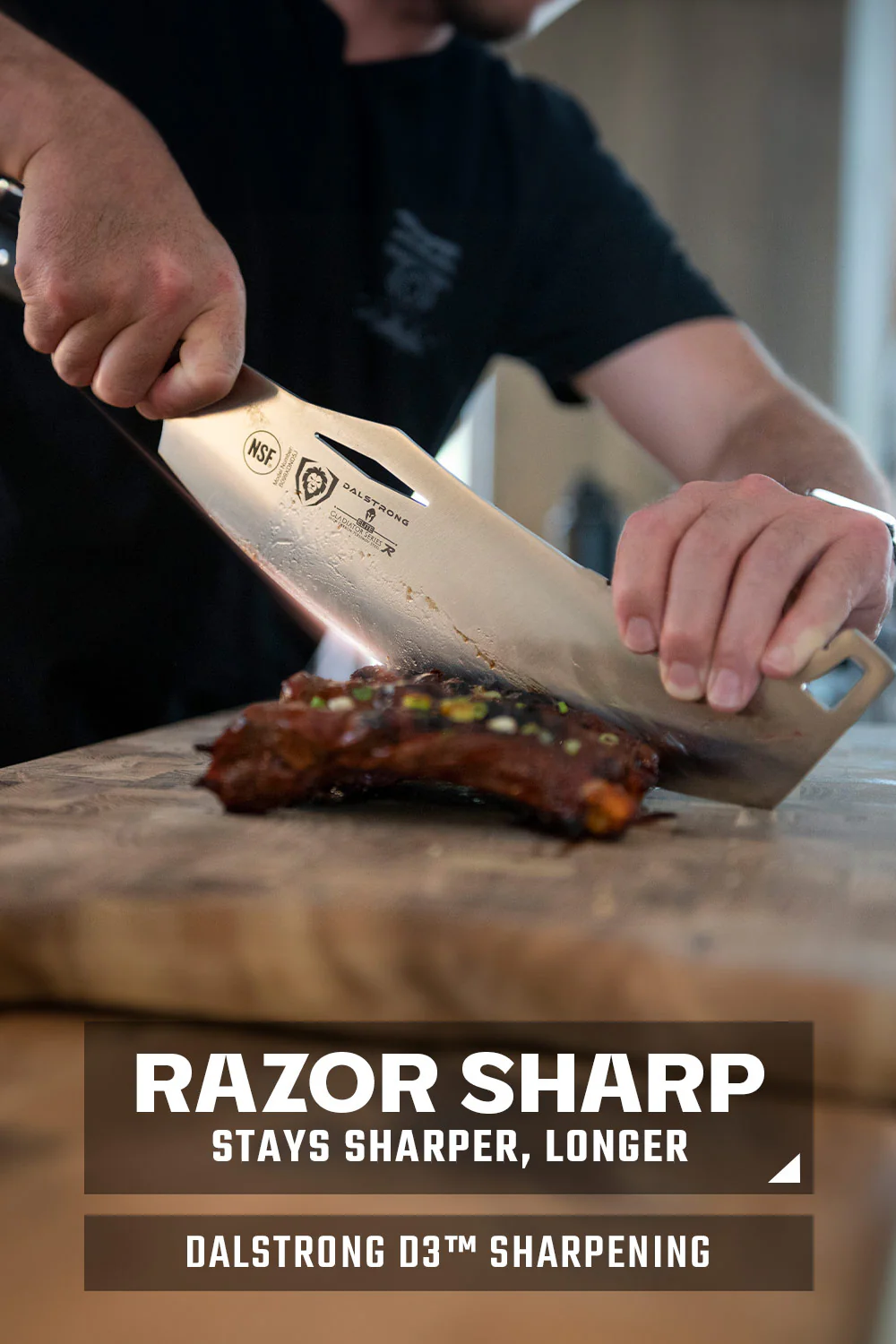 Rocking Cleaver Knife 12" | Gladiator Series | Limited Edition | NSF Certified | Dalstrong © - Image 2