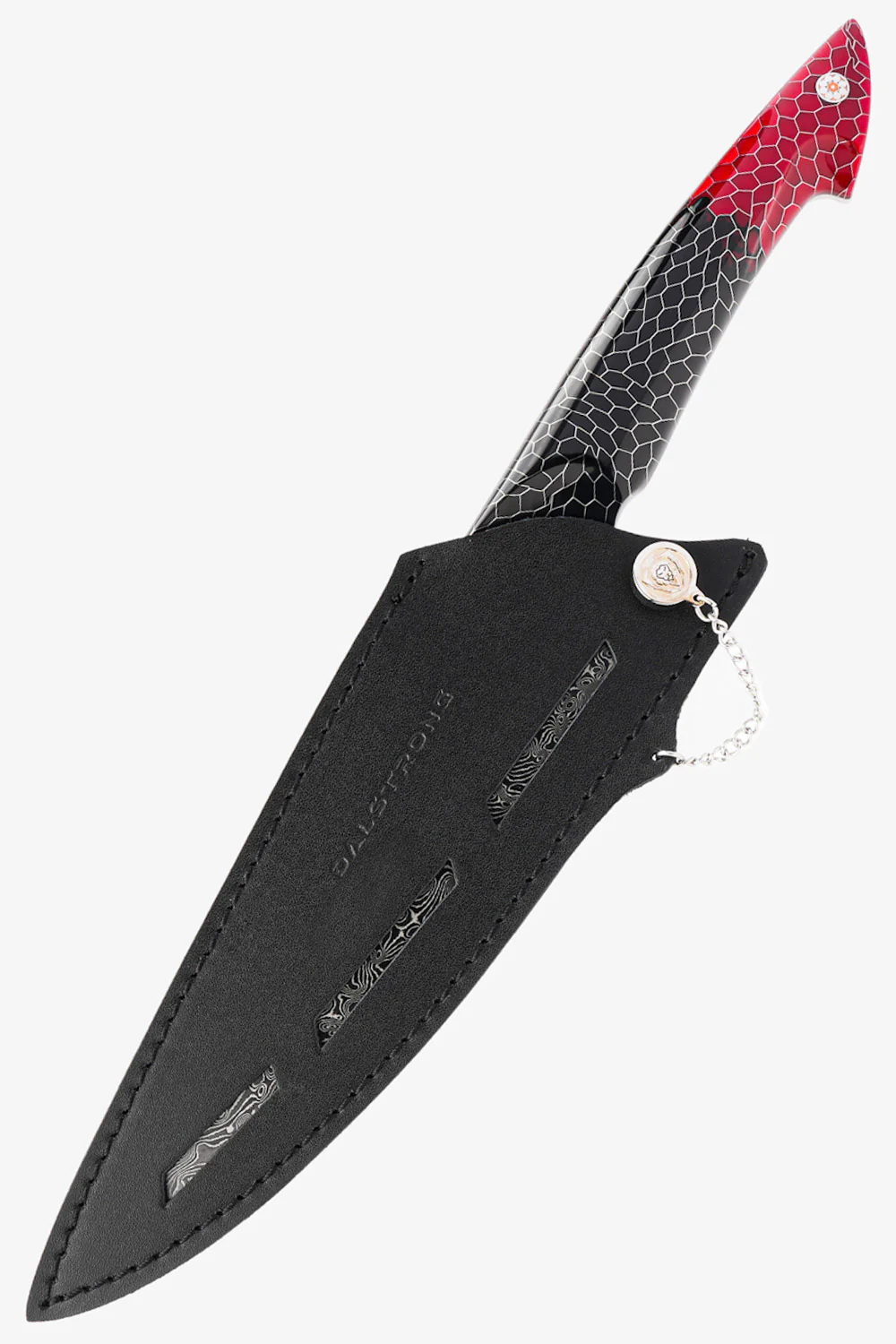 Scorpion Hellfire Bundle | 8" Chef's Knife + 4" Paring Knife + 11" Slicer Knife - Image 3