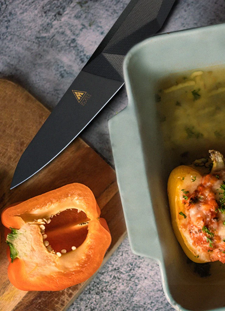 Shadow Black Bundle | 8" Chef's Knife + 3.75" Paring Knife - Image 6