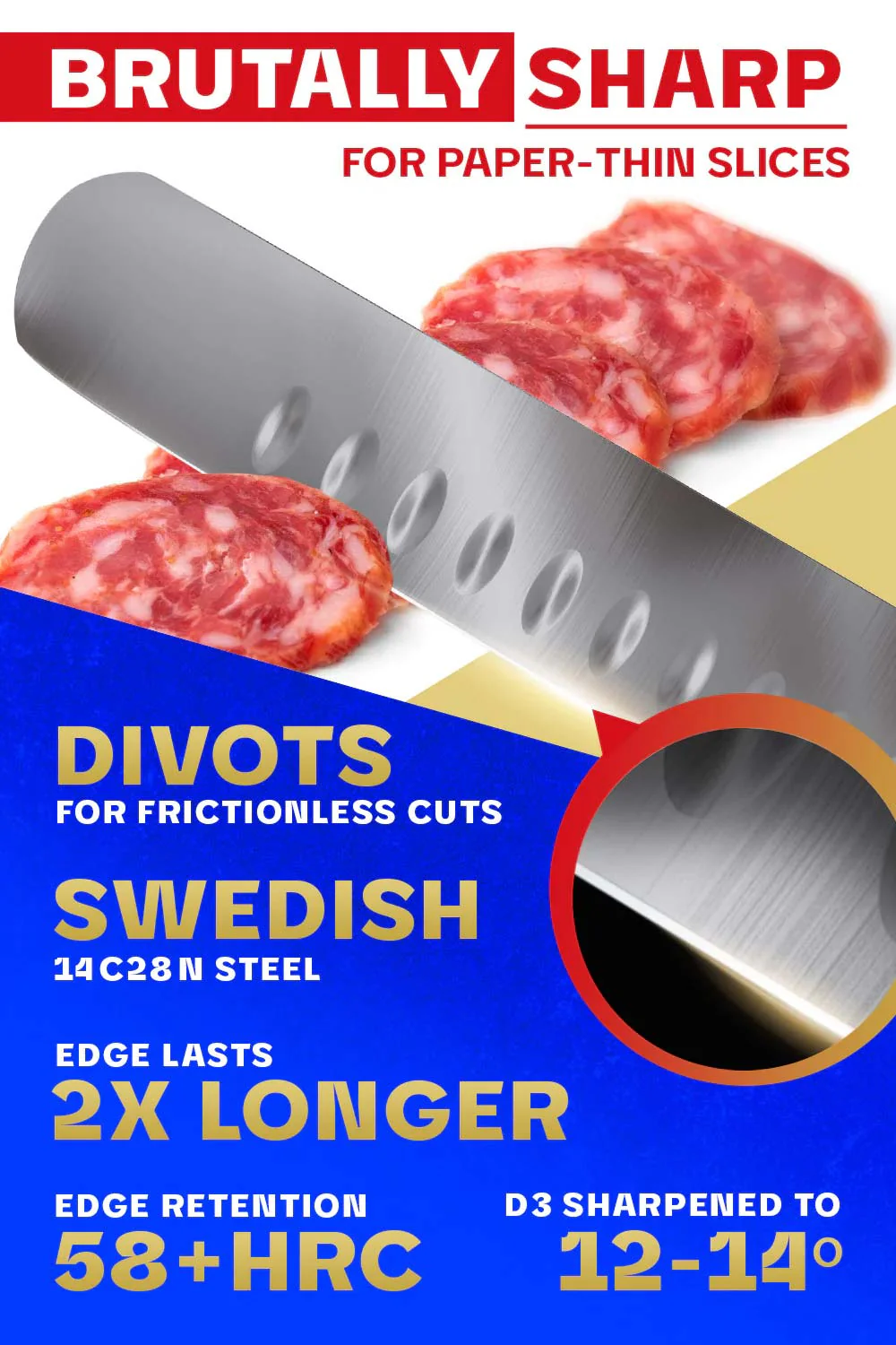 Slicing & Carving Knife 12" | Centurion Series | Dalstrong © - Image 2