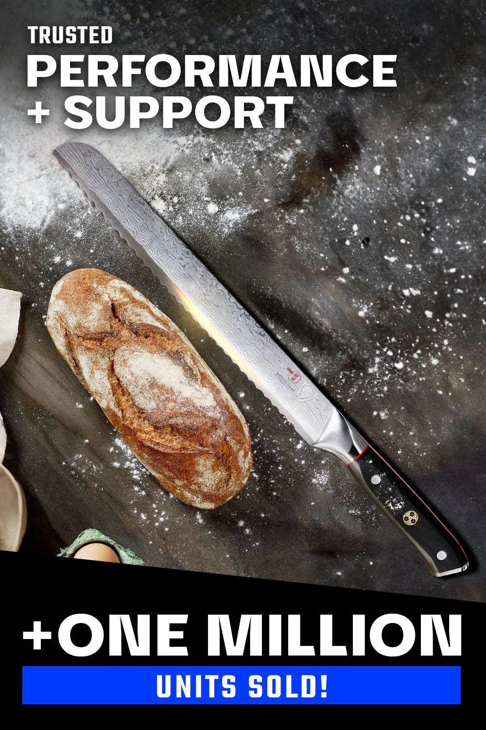 Bread Knife 10.25" | Shogun Series | ELITE | Dalstrong © - Image 6