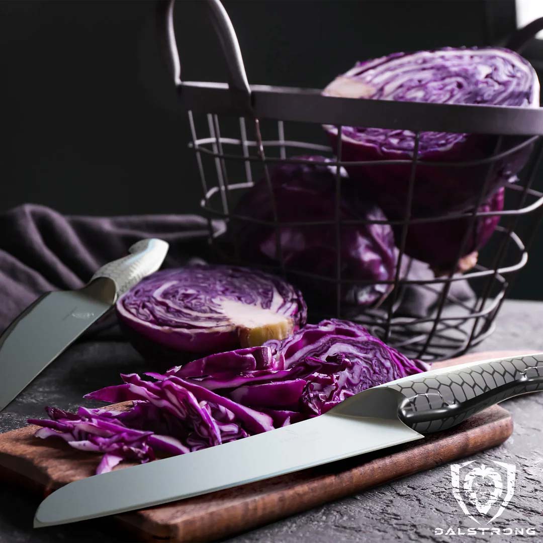 Santoku Knife 7" | Frost Fire Series | NSF Certified | Dalstrong © - Image 6