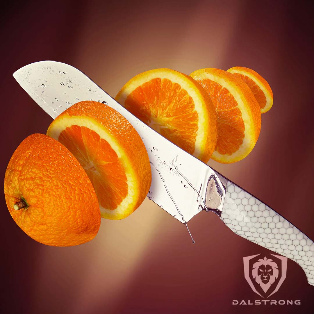 Santoku Knife 7" | Frost Fire Series | NSF Certified | Dalstrong © - Image 7