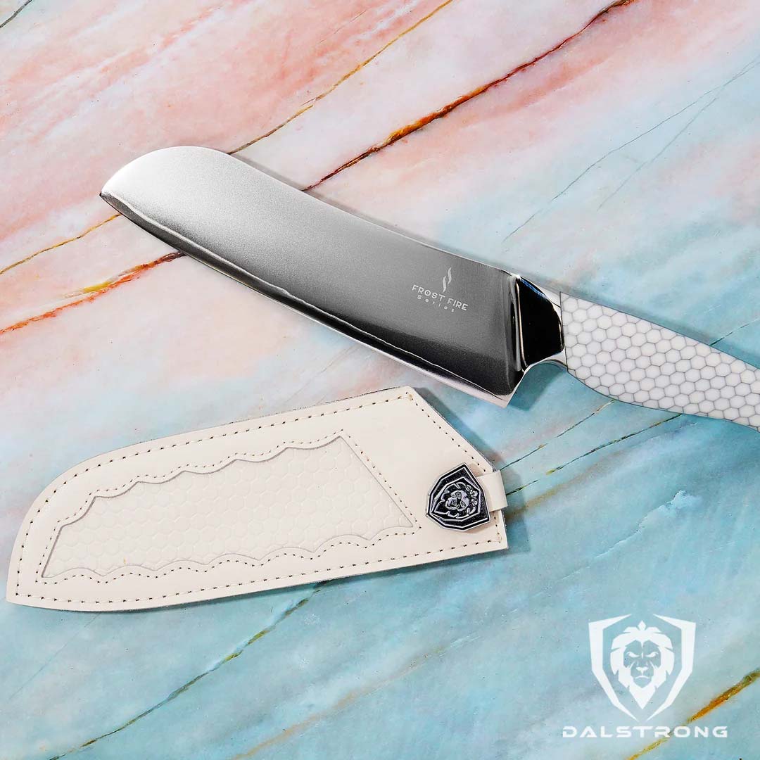 Santoku Knife 7" | Frost Fire Series | NSF Certified | Dalstrong © - Image 8